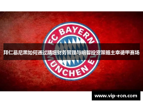 拜仁慕尼黑如何通过精细财务管理与明智投资策略主宰德甲赛场