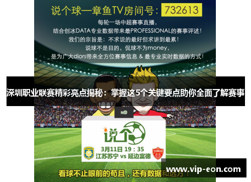 深圳职业联赛精彩亮点揭秘：掌握这5个关键要点助你全面了解赛事